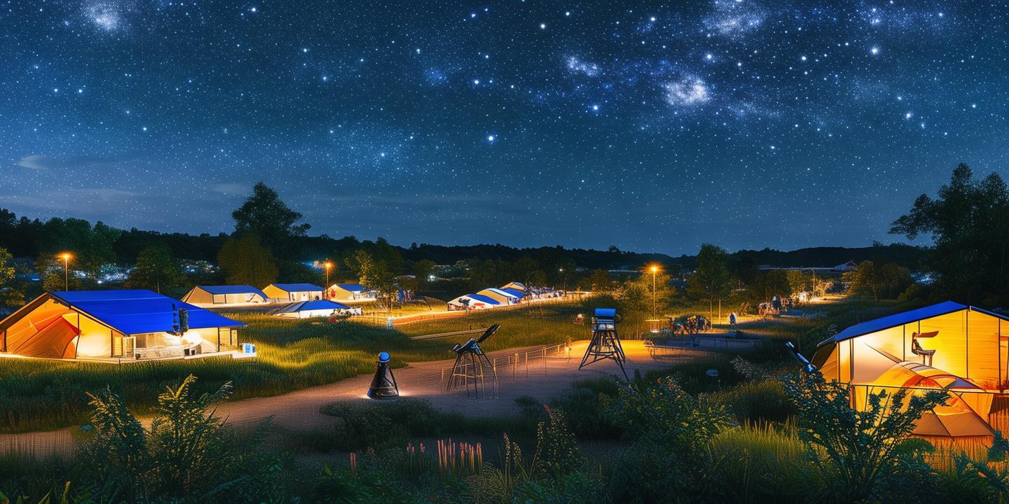 高铁小镇开发星空露营基地,天文爱好者带动周边增收